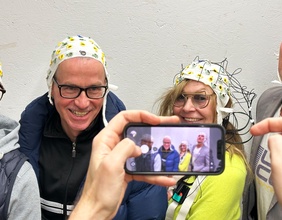 Jet Lag All Stars und Medienkünstlerin Margarete Jahrmann