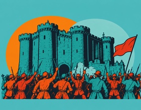 Sturm auf die Bastille, Illustration