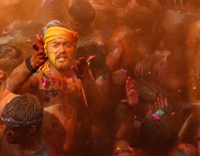 Holi, ein Festival der Hindu