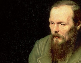 Dostojewski auf einem Buchcover