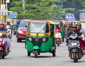 Verkehrssituation in Bangalore