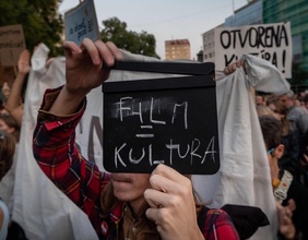 Demonstration in der Slowakei gegen das Kulturprogramm