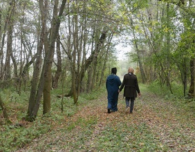 Spaziergang im Wald mit Markus Meyer