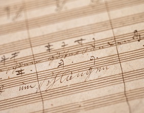 Notenblatt von Beethoven