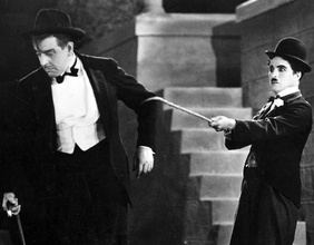 Charlie Chaplin in "City Lights"