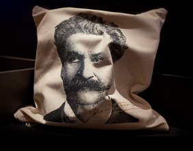 ORF/JOSEPH SCHIMMER Johann Strauss auf einem Zierkissen