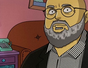 Zeichnung von Franz Schuh, Simpsons