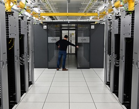 Server in einem Datencenter in Frankreich.