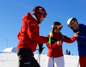 Szene im Ski-Amadé-Skigebiet