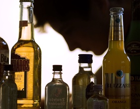 Alkoholflaschen