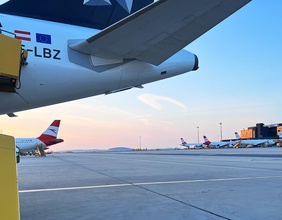 Flugfeld, Flughafen Wien, Flugzeuge, Austrian Airlines