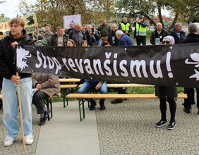 Protest gegen den Sudetendeutschen Tag, 2025