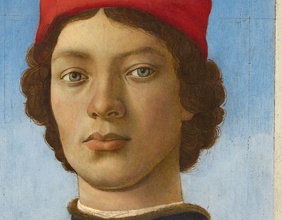 Filippino Lippi, Bildnis eines jungen Mannes, um 1480/85 (Ausschnitt)