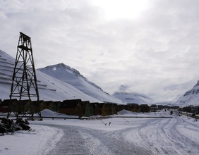 Schneelandschaft, Spitzbergen