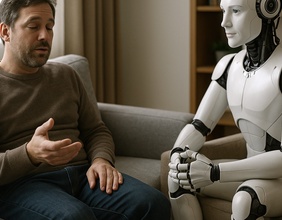 KI-generiertes Bild: Therapiesitzung