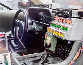 Das Auto von zurück in die Zukunft