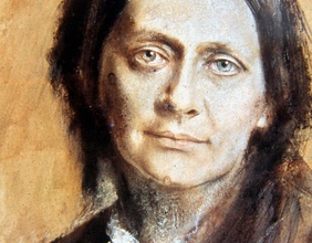 Clara Schumann (Ausschnitt der Zeichnung)
