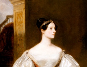 Ada Lovelace (Ausschnitt eines Gemäldes)