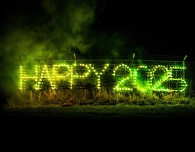 Feuerwerk "Happy 2025"