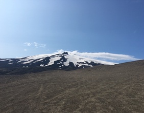 Gebirgszug in Island