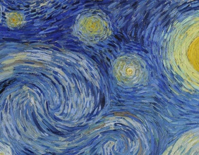 Vincent Van Gogh "Sternenhimmel" (Detail)