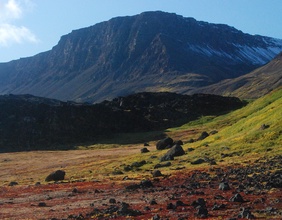 Herbststimmung - Tundra auf der Diskoinsel in Westgrönland