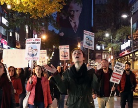DemonstrantInnen in Ankara, Dezember 2017