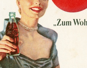 Alte CocaCola Werbung