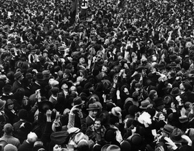 Großversammlung bei einer Kundgebung von Adolf Hitler, 1932