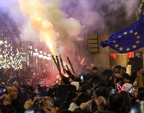 Proteste in Tiflis