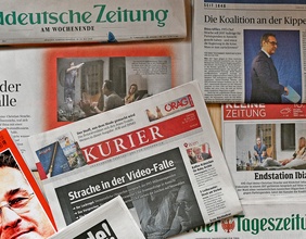 Medienspiegel zur Videoaffäre von Vizekanzler und FPÖ-Chef Heinz-Christian Strache