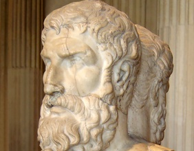 Büste des Epikurs