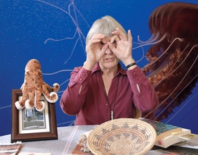 Donna Haraway, Filmstill ("Donna Haraway: Story Telling for Earthly Survival")