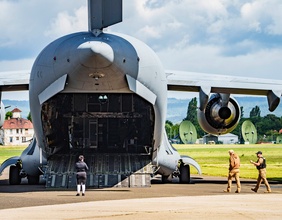 US-Militär-Boeing C-17 Globemaster, Wiesbaden