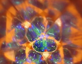 Blick in ein Kaleidoskop
