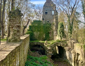 Altes Gebäude im Wald