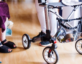 Pflegesituation, Rollator