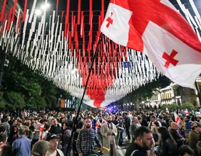 Demonstration in Tiflis