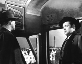 Szene aus "Der Dritte Mann": Joseph Cotton und Orson Welles