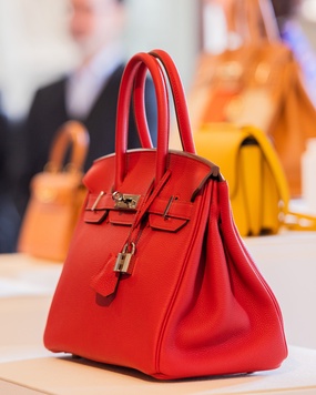 Rote Birkin Bag