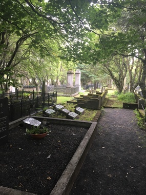 Friedhof in Island