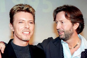 David Bowie und Eric Clapton, 1995