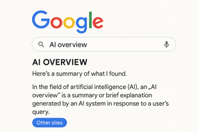 KI-generiertes Bild zum Thema Google AI Overview