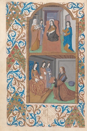 ÖSTERREICHISCHE NATIONALBIBLIOTHEK Buchillustration: Frauen 1497
