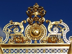 Goldenes Schlosstor