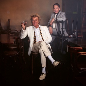 JONAS MOHR Rod Stewart und Jools Holland