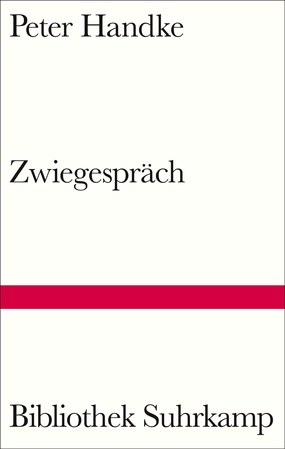 Weißes Buchcover mit rotem Streifen, schwarzer Schriftzug