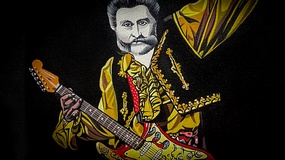 Johann Strauss mit E-Gitarre