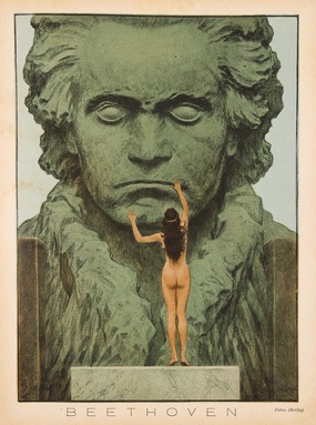 LEOPOLD MUSEUM/MANFRED THUMBERGER Fidus (Hugo Höppener), Entwurf für einen Beethoven-Tempel, in: Jugend. Münchner illustrierte Wochenschrift für Kunst und Leben, 1903