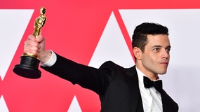 Rami Malek mit seinem Oscar